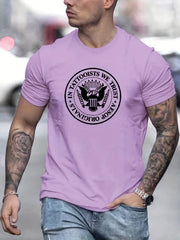 Men's Tattooists Print T shirt Casual Tee