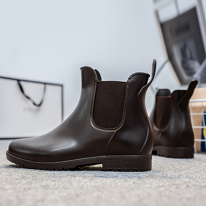 Women's Short Rain Boots Anti Slip Waterproof Rubber Garden Boots