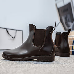 Women's Short Rain Boots Anti Slip Waterproof Rubber Garden Boots