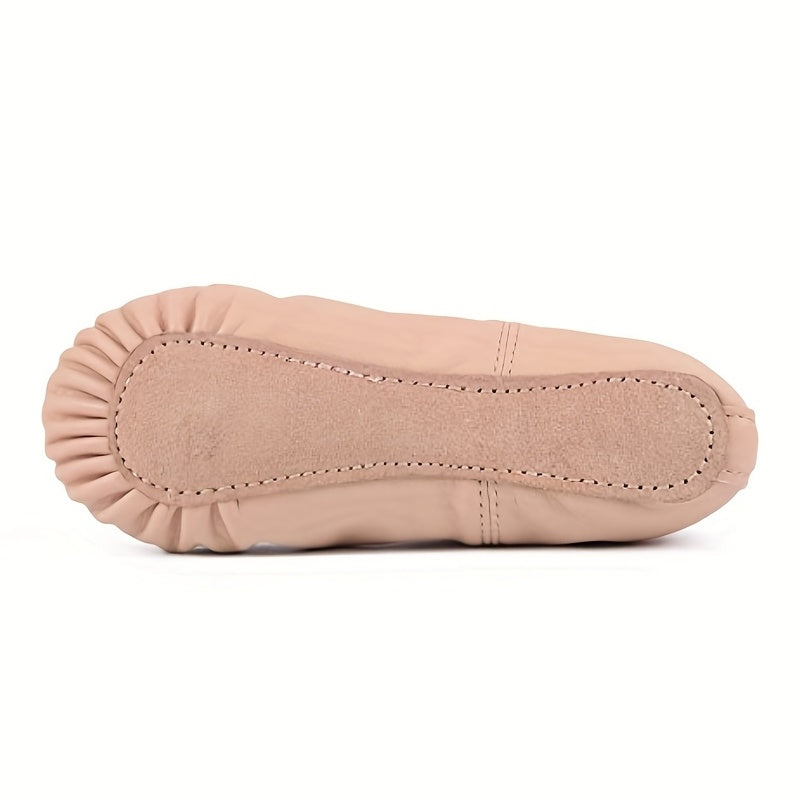 Canvas Ballet Dance Shoes Lace-up Flats Leather Soles