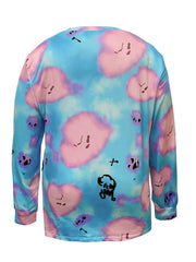 Halloween Sports Top Women's Plus Tie Dye & Grajson Round Neck Top