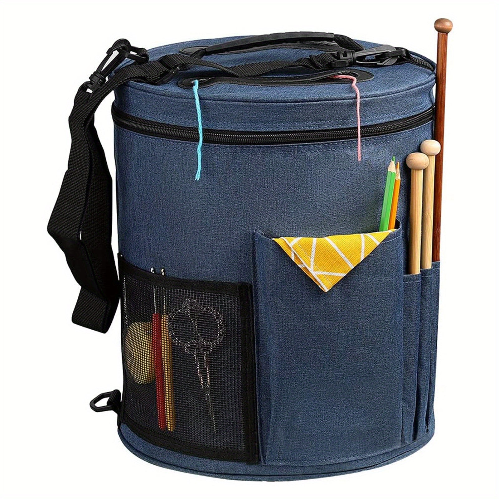 Knitting Bag Yarn Organizer Tote for Needles Crochet