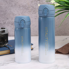 300ml 400ml Stainless Steel Gradient Vacuum Cup Large Capacity Pop up Cup