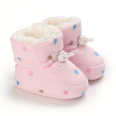 Soft and Warm Baby Girls Boots for Indoor Outdoor Walking Winter