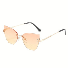 Cat Eye Gradient Lens Sunglasses UV400