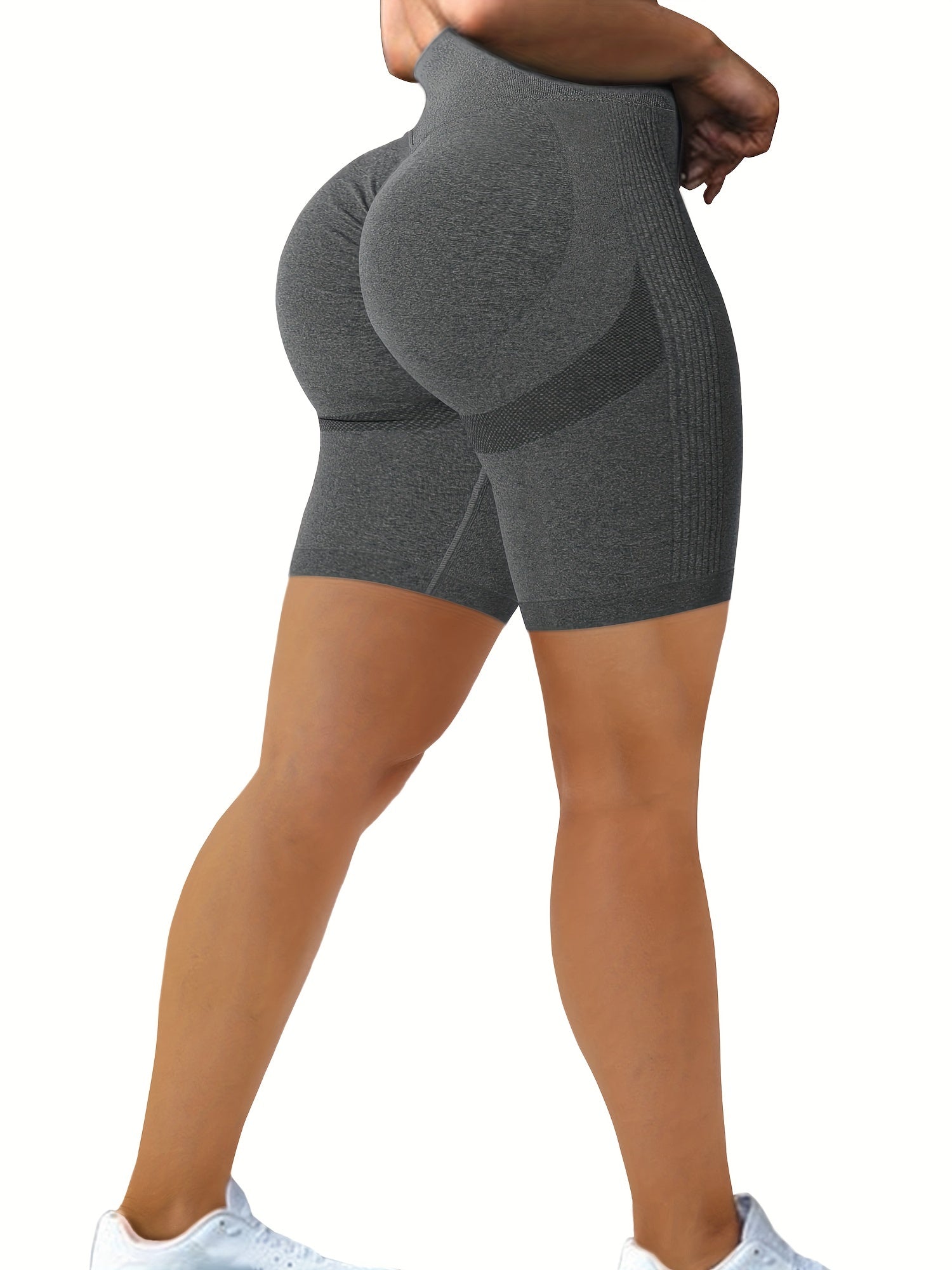 Butt Lifting Seamless Yoga Shorts High Waist Biker Sports Short
