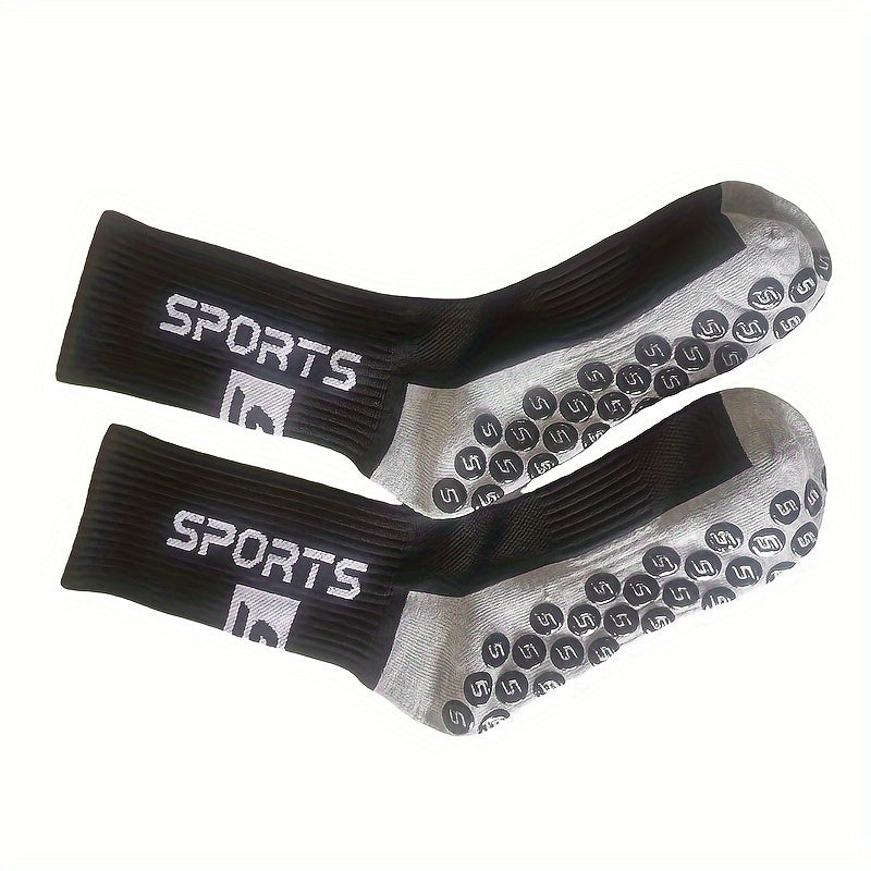 Sports Crew Socks Non-slip Wear-resistant Grip Socks