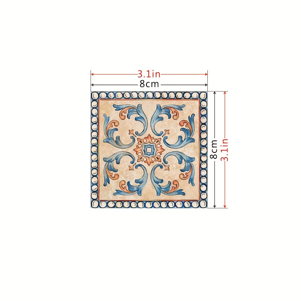 1pc Floor Decoration Stickers Tile Diagonal PVC Waterp