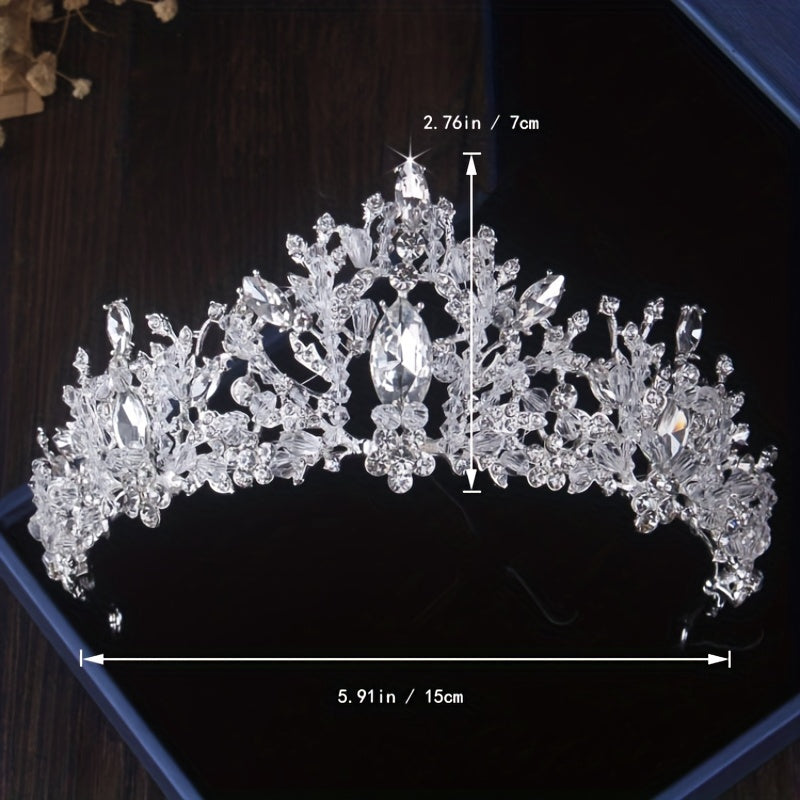 Baroque Bridal Crown Wedding Tiara Crystal Crown