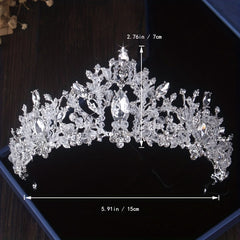 Baroque Bridal Crown Wedding Tiara Crystal Crown