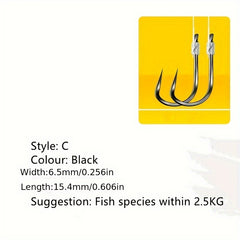 20 Pre-Tied Fishing Hooks with Line
