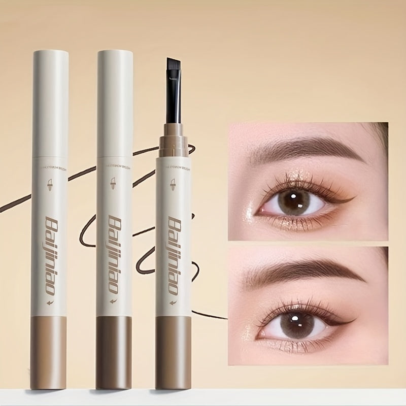 Long Lasting Waterproof Eyebrow Cream Stick with Matching Brush