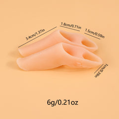 Toe Varus Correction Silicone Sleeve, 1 Pair