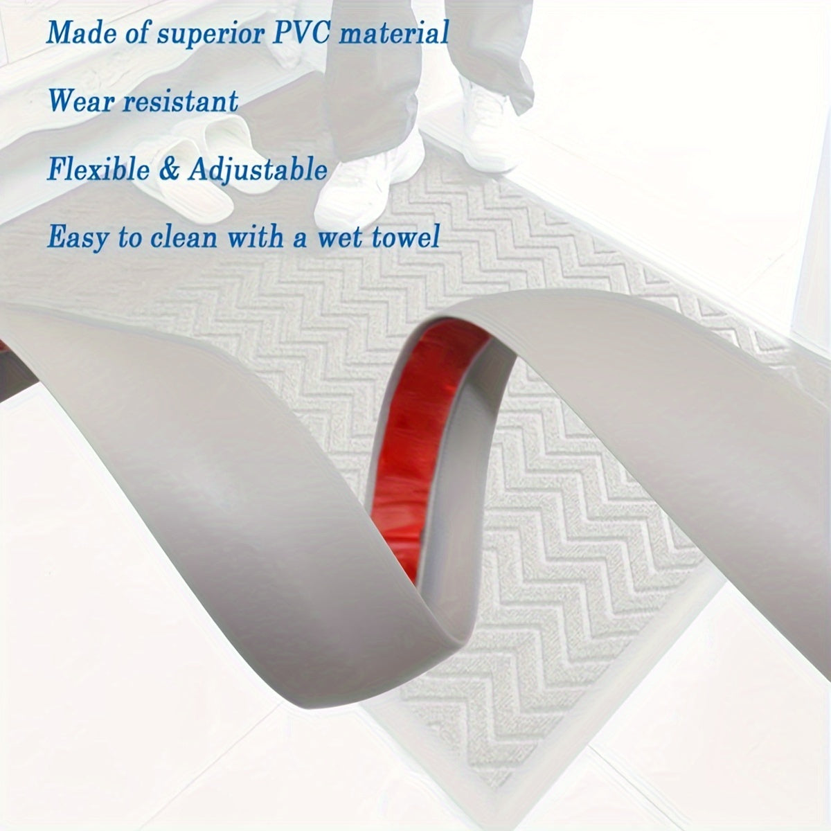 6 56ft Self Adhesive Floor Transition Strip PVC Threshold Transitions