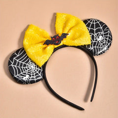Sweet Sequin Bow Mouse Ear Headband Hair Accessories