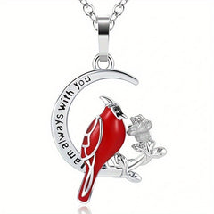 Girl's Heart Pendant Necklace Always With You Minimalist Casual Gift