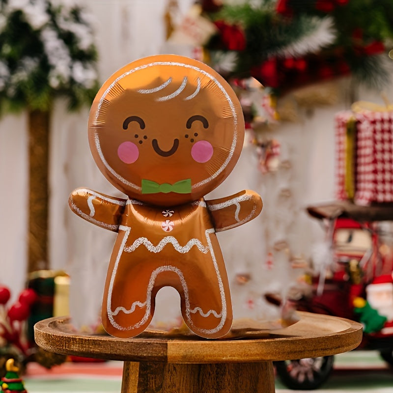 Christmas Gingerbread Man Balloon Winter Theme Party Decoration