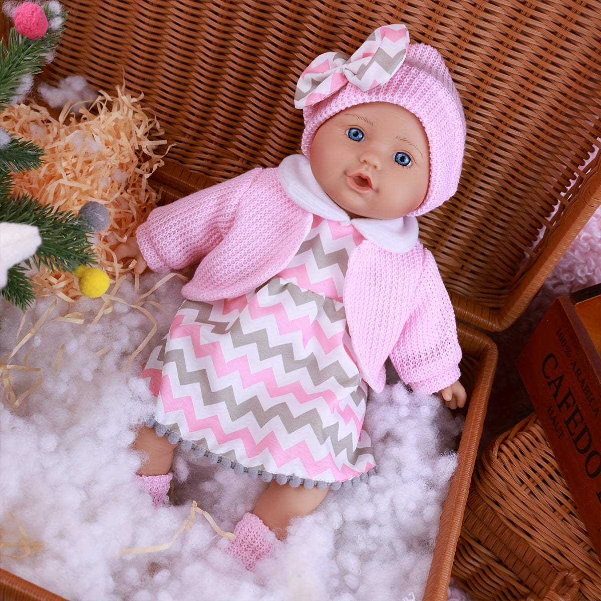 13 Inch Reborn Baby Doll Lifelike with Outfit Sets
