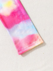 Girls Colorful Tie dye Soft Thin Legging Slightly Stretch Long Pants