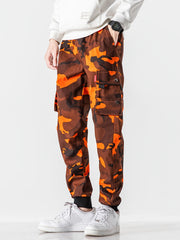 Camouflage Cargo Pants Men Street Style Cotton Pants With Pocket