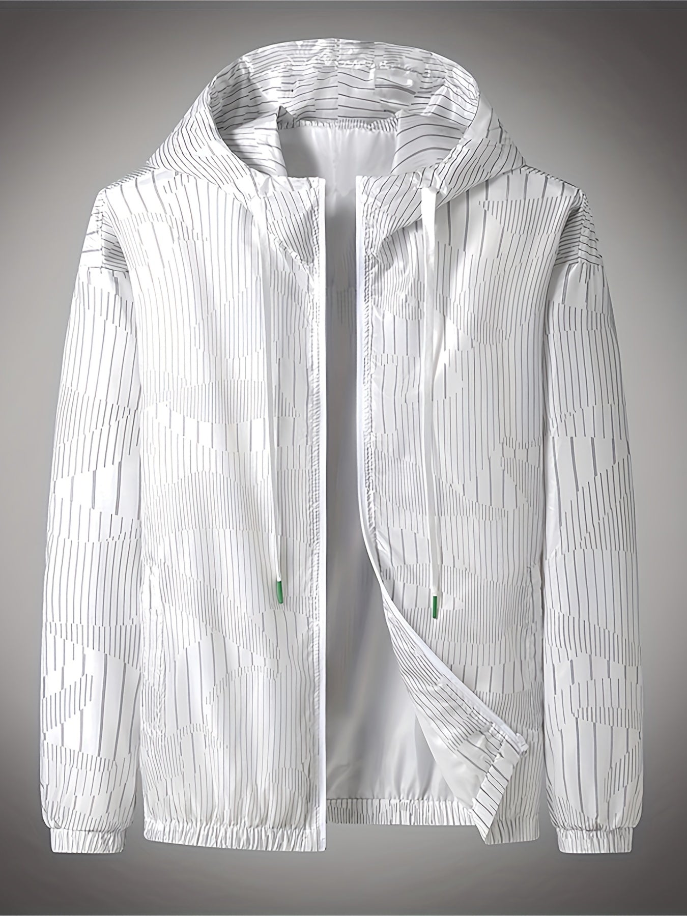 Men's Breathable Sunscreen Windbreaker Hooded Jacket