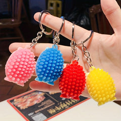 Hedgehog Key Chain For Kids Birthday Gift Key Ring Holder Wallet Bag Animal
