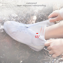 Waterproof Shoe Covers PVC Rubber Sole Reusable Shoe Cover Non slip