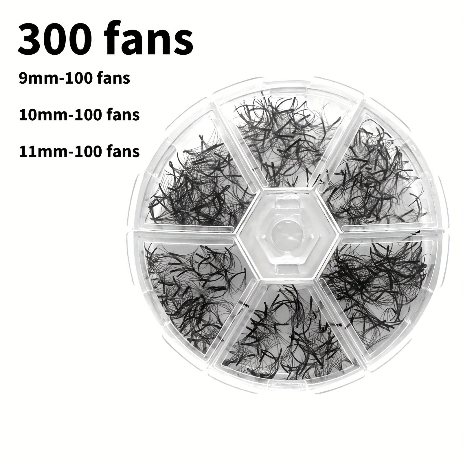 5D Fan-Shaped Premade Eyelash Fans for Salon Use