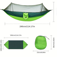 Automatic Quick Open Pole Mosquito Net & Hammock