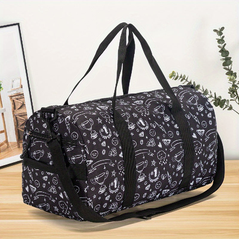 Kids Duffle Bag Portable Sports Fitness Training Bag Large Capacity Tote Handbag