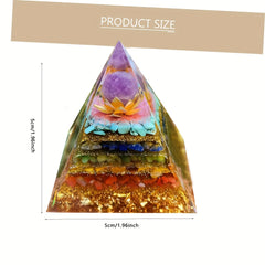 Natural Crystal Pyramid Healing Reiki Chakra Meditation Stone