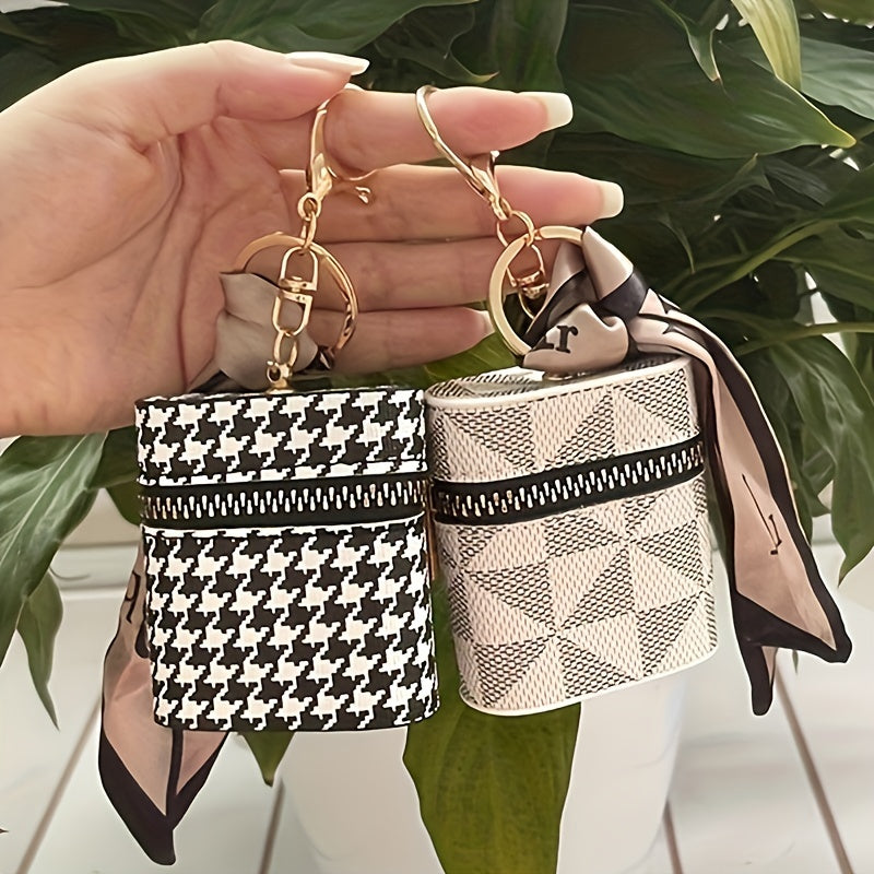 Mini Purse Key Chain Small Pocket Bag Wallet Earphones Storage Case