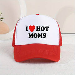 Letter Printed Baseball Cap Mesh Sunshade Hat