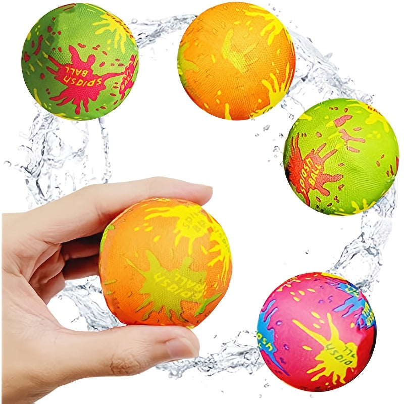 6 Water Splash Balls for Pool Summer Soaking Games