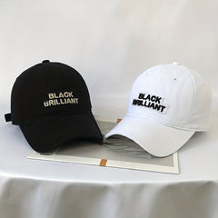 Letter Embroidery Patch Baseball Cap Unisex Cotton Couple Sun Hat