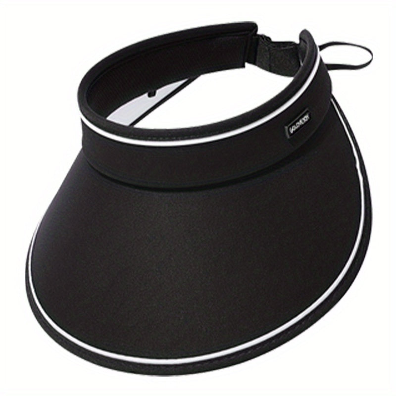 Wide Brim Foldable Visor Hat Adjustable Solid Outdoor Cycling Sun Hats