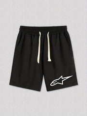 Men's Star Pattern Drawstring Shorts