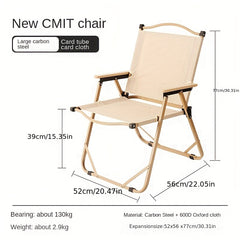 Kermit Chair Outdoor Portable Folding Chair Camping Picnic Chair Fishing Chair