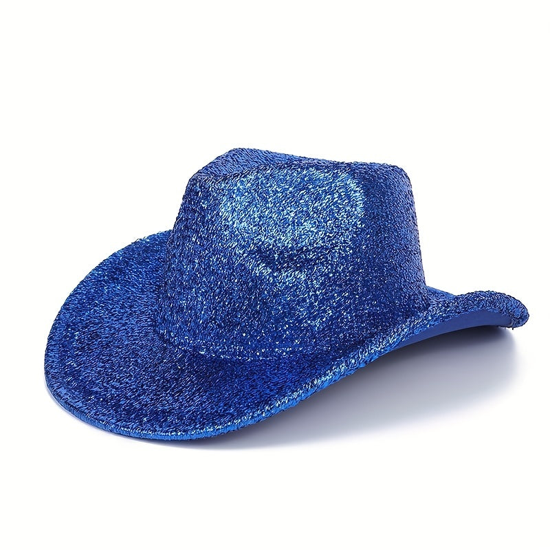 Glitter Cowboy Hat for Halloween and Parties