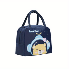 Kids Cartoon Animal Tote Bag Insulated Lunch Bag