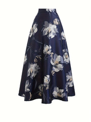 Floral High Waist Skirt for Spring & Summer