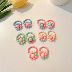 Flowers Bow Fruits Decor Hair Ties Decorative Hair Accessories