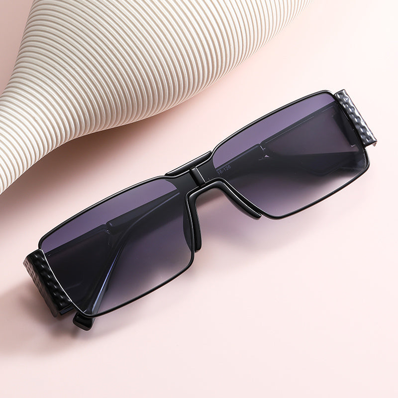 Small Frame Square Sunglasses Black