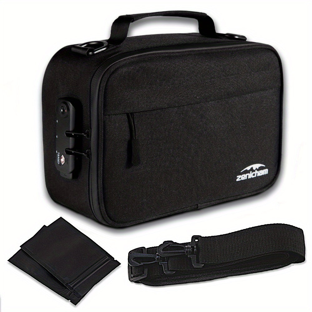 Travel Storage Box With Combination Lock Large Capacity Crossbody Bag