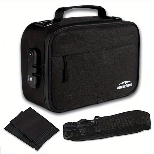 Travel Storage Box With Combination Lock Large Capacity Crossbody Bag