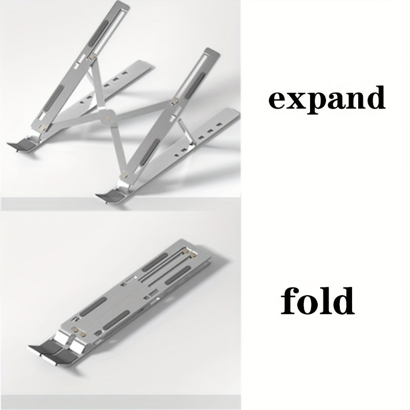 Adjustable Laptop Stand Foldable Portable Silicone Pipe Design