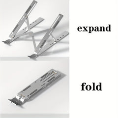 Adjustable Laptop Stand Foldable Portable Silicone Pipe Design