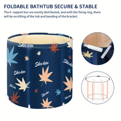 Portable Freestanding Bathtub for Adults Hot and Cold Water Ice Bath Tub
