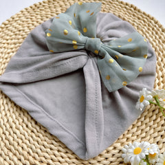 Baby Spring Summer Thin Headband Soft Bowtie Baby Hat