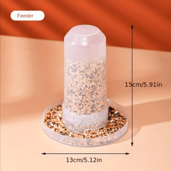 Automatic Bird Feeder & Water Dispenser for Parrots & Chickens